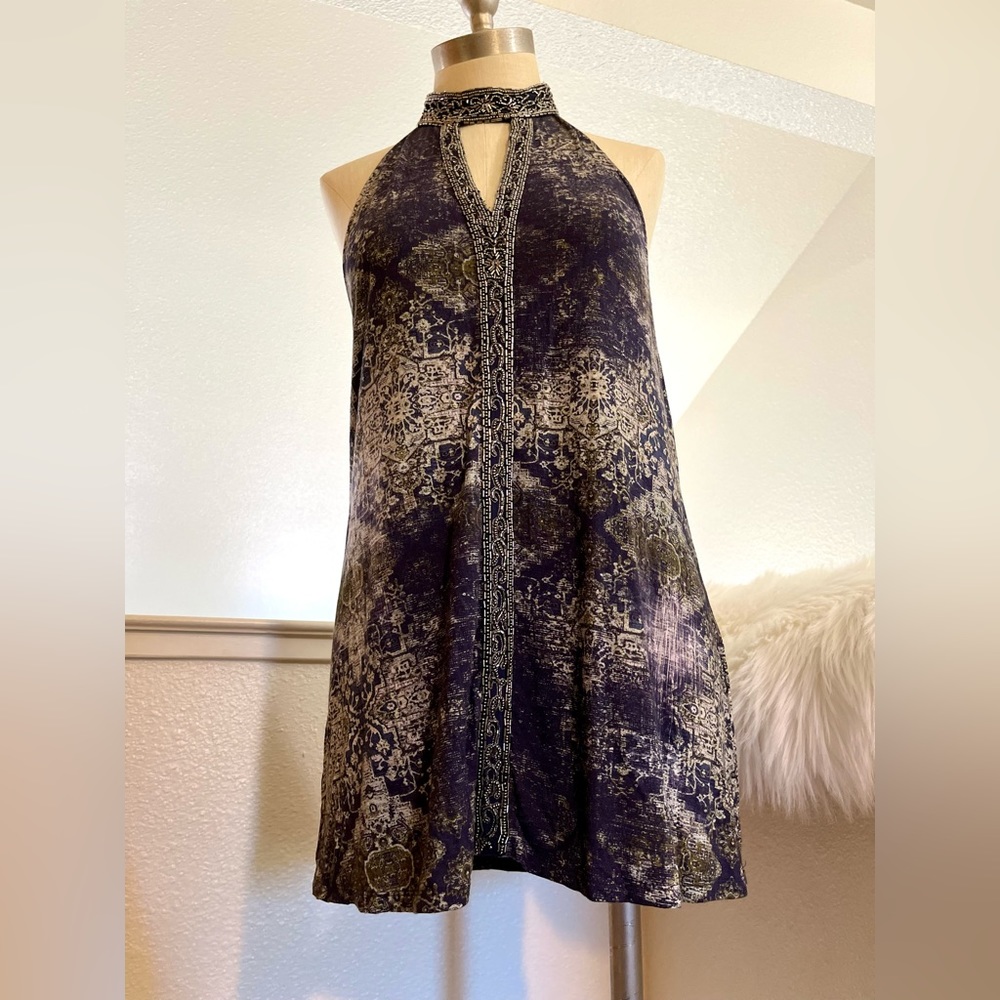 Like NEW!! L Beaded Haute Hippie Top